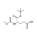 (S)-5-(tert-Butoxy)-4-[(methoxycarbonyl)amino]-5-oxopentanoic Acid