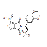 (S)-5-[1-(3-Ethoxy-4-methoxyphenyl)-2-(methylsulfonyl)ethyl]-1-nitro-4H-thieno[3,4-c]pyrrole-4,6(5H)-dione