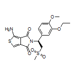(S)-1-Amino-5-[1-(3-ethoxy-4-methoxyphenyl)-2-(methylsulfonyl)ethyl]-4H-thieno[3,4-c]pyrrole-4,6(5H)-dione