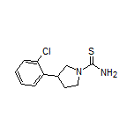 3-(2-Chlorophenyl)pyrrolidine-1-carbothioamide