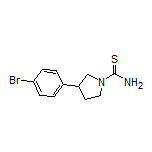 3-(4-Bromophenyl)pyrrolidine-1-carbothioamide