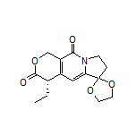 (S)-4’-Ethyl-7’,8’-dihydrospiro[[1,3]dioxolane-2,6’-pyrano[3,4-f]indolizine]-3’,10’(1’H,4’H)-dione