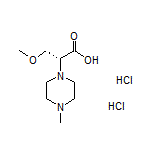 (R)-3-Methoxy-2-(4-methylpiperazin-1-yl)propanoic Acid Dihydrochloride