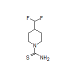 4-(Difluoromethyl)piperidine-1-carbothioamide
