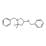 1-Benzyl-4-(benzyloxy)-2,2-dimethylpyrrolidine