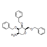 (3R,4R,5R,6R)-3-Amino-4,5-bis(benzyloxy)-6-[(benzyloxy)methyl]tetrahydro-2H-pyrane