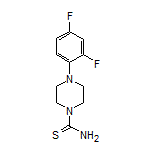 4-(2,4-Difluorophenyl)piperazine-1-carbothioamide