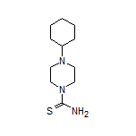 4-Cyclohexylpiperazine-1-carbothioamide