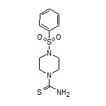 4-(Phenylsulfonyl)piperazine-1-carbothioamide