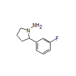 2-(3-Fluorophenyl)pyrrolidin-1-amine