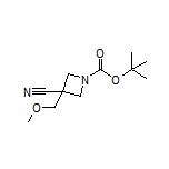 1-Boc-3-(methoxymethyl)azetidine-3-carbonitrile
