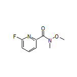6-Fluoro-N-methoxy-N-methylpicolinamide