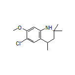 6-Chloro-7-methoxy-2,2,4-trimethyl-1,2,3,4-tetrahydroquinoline