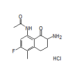 N-(7-Amino-3-fluoro-4-methyl-8-oxo-5,6,7,8-tetrahydronaphthalen-1-yl)acetamide Hydrochloride