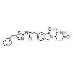 N-(5-Benzylthiazol-2-yl)-2-[2-(2,6-dioxopiperidin-3-yl)-3-oxoisoindolin-5-yl]acetamide