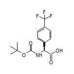 (S)-2-(Boc-amino)-2-[4-(trifluoromethyl)phenyl]acetic Acid