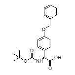 (S)-2-[4-(Benzyloxy)phenyl]-2-(Boc-amino)acetic Acid