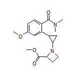 Methyl 1-[2-[2-[(Dimethylamino)carbonyl]-5-methoxyphenyl]cyclopropyl]azetidine-2-carboxylate