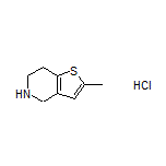2-Methyl-4,5,6,7-tetrahydrothieno[3,2-c]pyridine Hydrochloride