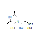 2-[(3R,5S)-3,5-Dimethylpiperazin-1-yl]ethanamine Trihydrochloride