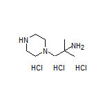 2-Methyl-1-(piperazin-1-yl)-2-propanamine Trihydrochloride