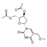 [(2R,3S,5R)-3-Acetoxy-5-[5-(methoxymethyl)-2,4-dioxo-3,4-dihydropyrimidin-1(2H)-yl]tetrahydrofuran-2-yl]methyl Acetate