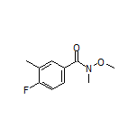 4-Fluoro-N-methoxy-N,3-dimethylbenzamide