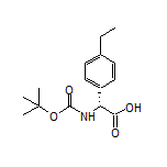 (R)-2-(Boc-amino)-2-(4-ethylphenyl)acetic Acid