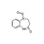 5-Nitroso-4,5-dihydro-1H-benzo[b][1,4]diazepin-2(3H)-one