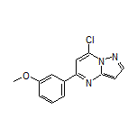 7-Chloro-5-(3-methoxyphenyl)pyrazolo[1,5-a]pyrimidine