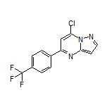 7-Chloro-5-[4-(trifluoromethyl)phenyl]pyrazolo[1,5-a]pyrimidine