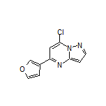 7-Chloro-5-(3-furyl)pyrazolo[1,5-a]pyrimidine