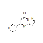 7-Chloro-5-(tetrahydrofuran-3-yl)pyrazolo[1,5-a]pyrimidine