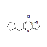 7-Chloro-5-(cyclopentylmethyl)pyrazolo[1,5-a]pyrimidine