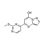 5-[2-(Methylthio)-4-pyrimidinyl]pyrazolo[1,5-a]pyrimidin-7-ol