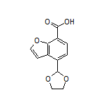 4-(1,3-Dioxolan-2-yl)benzofuran-7-carboxylic Acid