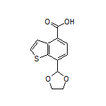 7-(1,3-Dioxolan-2-yl)benzo[b]thiophene-4-carboxylic Acid