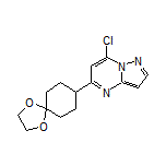 7-Chloro-5-(1,4-dioxaspiro[4.5]decan-8-yl)pyrazolo[1,5-a]pyrimidine