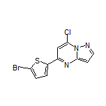 5-(5-Bromothiophen-2-yl)-7-chloropyrazolo[1,5-a]pyrimidine