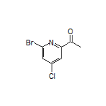 1-(6-Bromo-4-chloropyridin-2-yl)ethanone