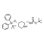 N-Boc-1-[(2R,4S)-4-[(tert-butyldiphenylsilyl)oxy]piperidin-2-yl]methanamine
