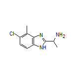 1-(5-Chloro-4-methyl-1H-benzo[d]imidazol-2-yl)ethanamine