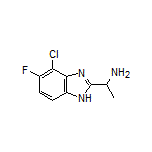 1-(4-Chloro-5-fluoro-1H-benzo[d]imidazol-2-yl)ethanamine
