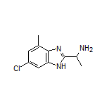 1-(6-Chloro-4-methyl-1H-benzo[d]imidazol-2-yl)ethanamine