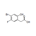 4-Bromo-5-fluoro-2-hydroxyphenylacetic Acid