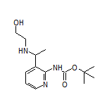 2-[[1-[2-(Boc-amino)pyridin-3-yl]ethyl]amino]ethanol