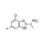 1-(4-Chloro-6-fluoro-1H-benzo[d]imidazol-2-yl)ethanamine