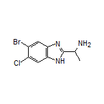 1-(5-Bromo-6-chloro-1H-benzo[d]imidazol-2-yl)ethanamine