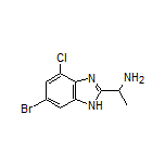 1-(6-Bromo-4-chloro-1H-benzo[d]imidazol-2-yl)ethanamine