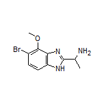 1-(5-Bromo-4-methoxy-1H-benzo[d]imidazol-2-yl)ethanamine